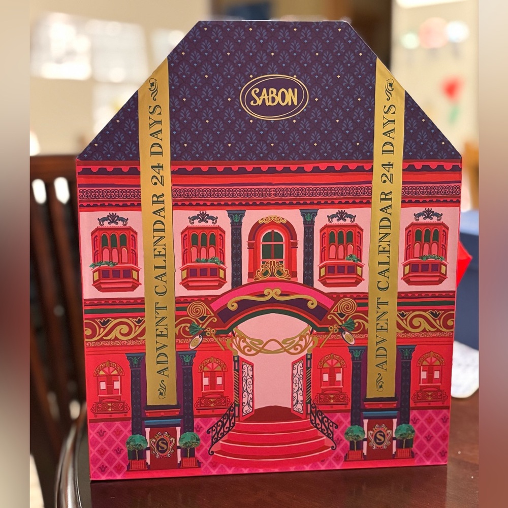 Two Empty Sabon Advent Calendar storage box excellent condition